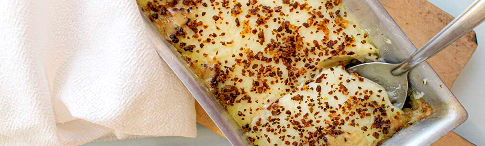 Escondidinho de Shiitake e Shimeji (com purê de cabotiá e mandioca)